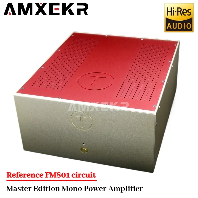 

AMXEKR Reference FM801 Line 【MASTER】 Mono Power Amplifier 250w8Ω/500w4Ω with Balanced Input Home Audio Amplifier Hifi Amplifier