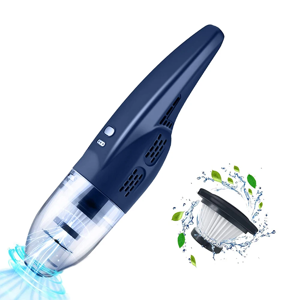 Strong Power Handheld Mini Car Vacuum Cleaner High Suction Car Vacuum Cleaner USB Rechargeable Auto Home Dual-use Cleaning Tool