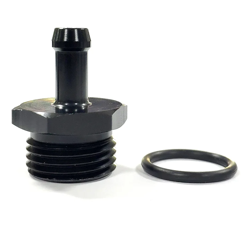 

10 AN to 5/16 Hose fuel line adapter, Engine fuel pump reducer AN-NPT fitting, Aluminum 10 AN ORB hose connector