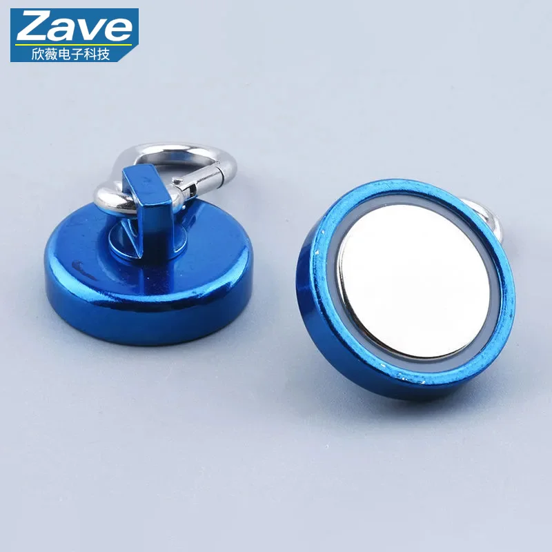 Multifunctional Heavy-Duty Magnetic Hook & Magnetic Suction Cup - 360° Rotatable Neodymium Magnet Carabiner (Pot Magnet)