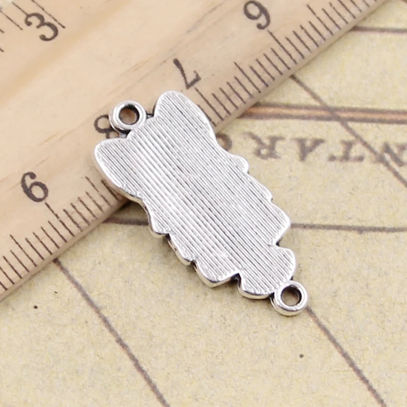 10pcs Charms Owl Connector 17x13mm Tibetan Silver Color Pendants DIY Antique Finding Making Handmade Jewelry