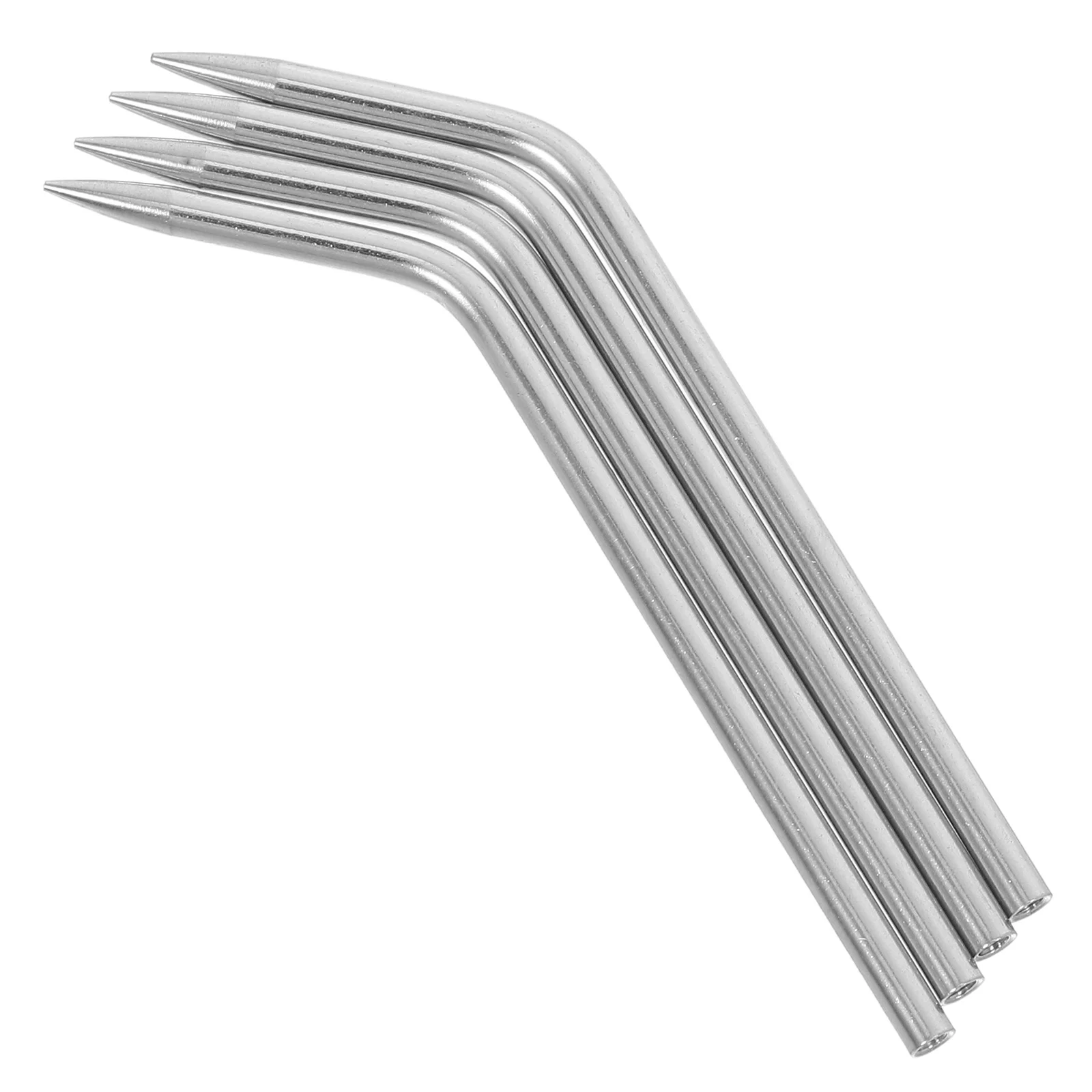 

4pcs Paracord Needle Umbrella Rope Curved Stainless Steel Weaving Tools For Lacing Stitching Diy Outdoor Rope Weaving
