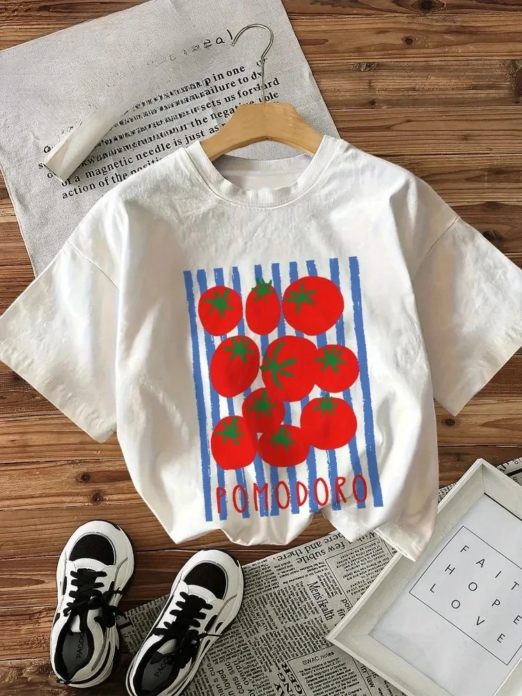 Summer Children'sT-shirt Loose Comfortable Soft Skin Friendly Lightweight Fashionable Simple Versatile Printed Short Sleeved Top