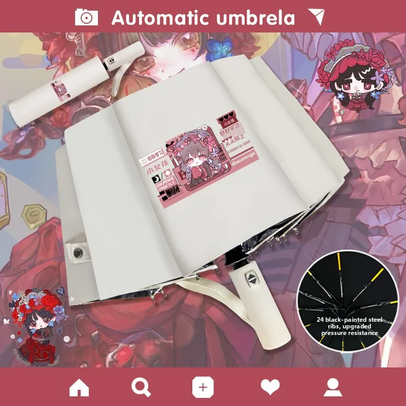 

Автоматический складной зонт для детей, ветрозащитный, водонепроницаемый, для дома и сада, с нержавеющей стальной стойкой, с черным покрытием