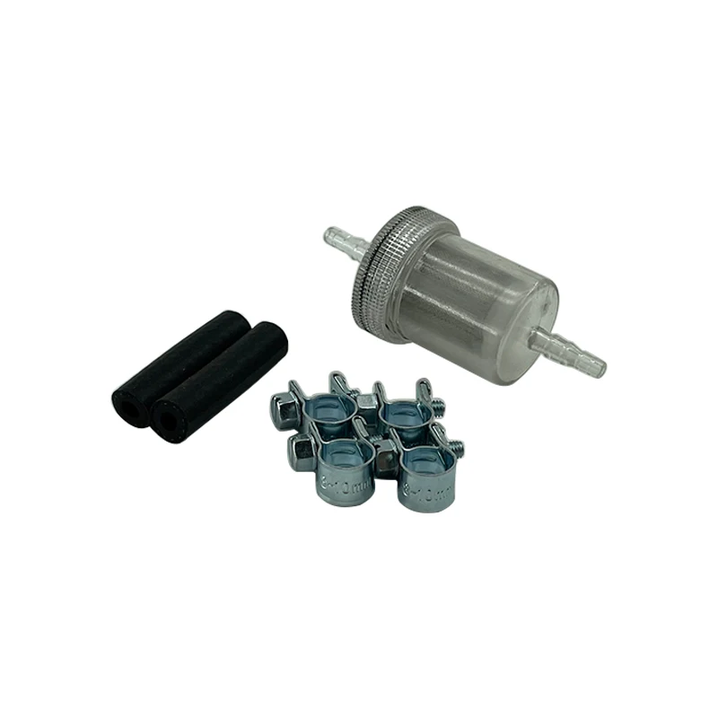 1/2/5 Set Diesel In-Line Oil Fuel Filter & Connction Hose & Clip For Webasto Eberspacher Car Truck Air Diesel Parking Heater