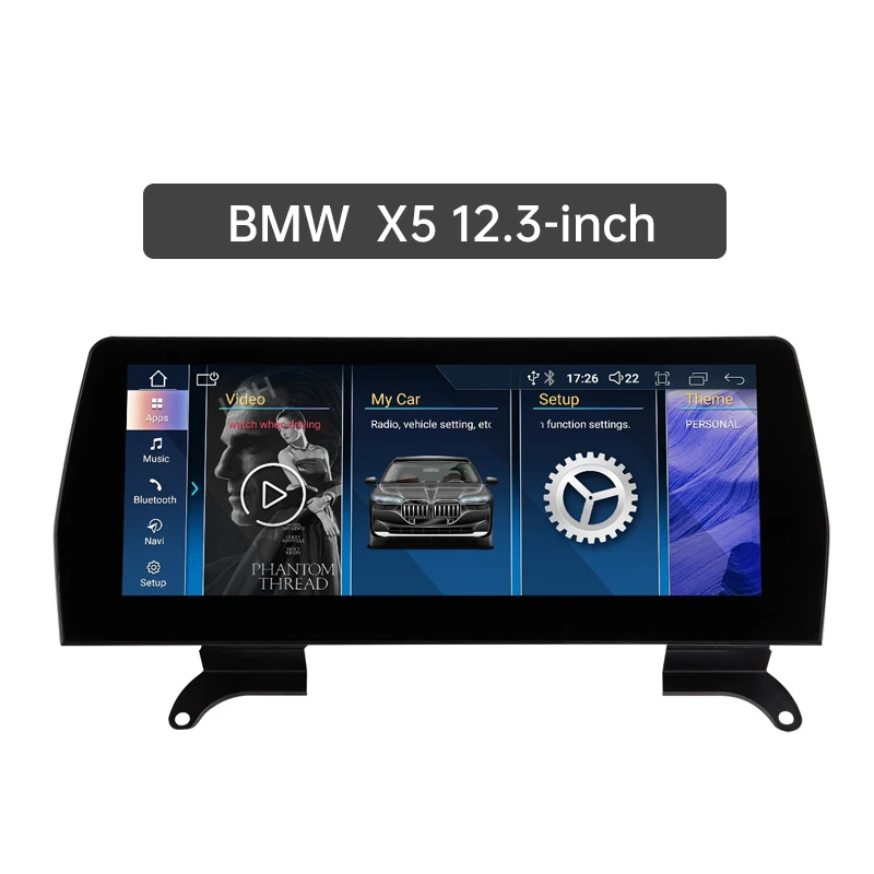 

for BMW X5 E70 07-09 12.3-inch LCD touch Screen Multimedia Player GPS navigation Player Car Radio DVD Multimedia Video Player