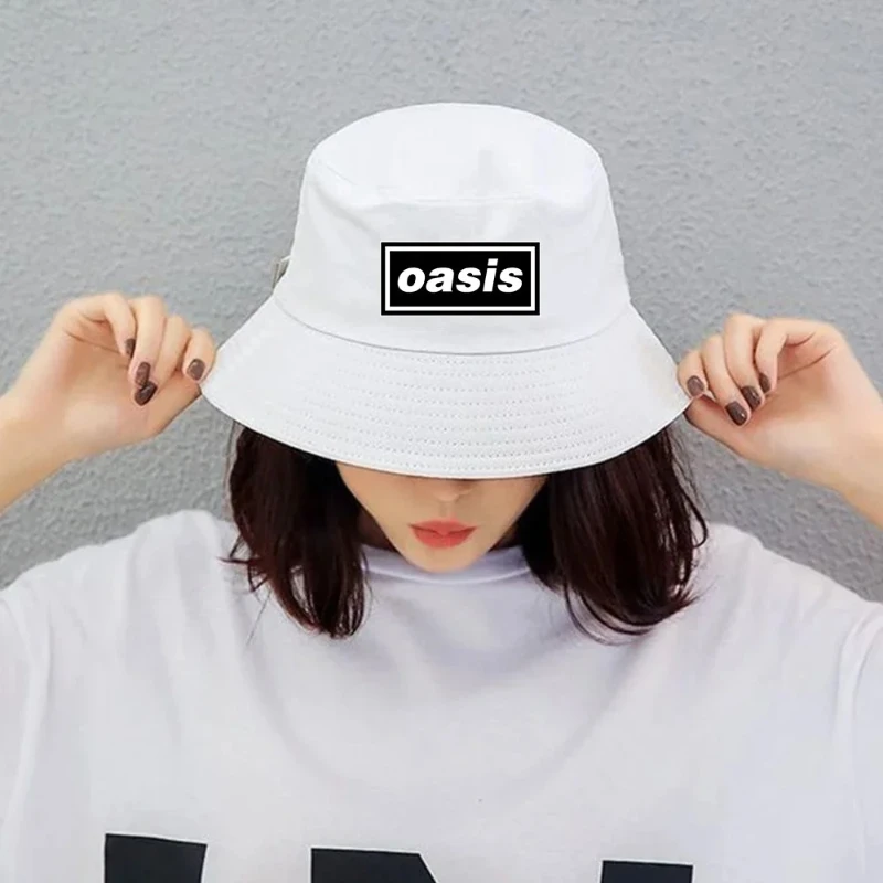 Venta al por mayor de moda Oasis impresión sombrero para el sol impreso gorro de lavabo Material cómodo duradero moda creativa sombreros de cubo de moda