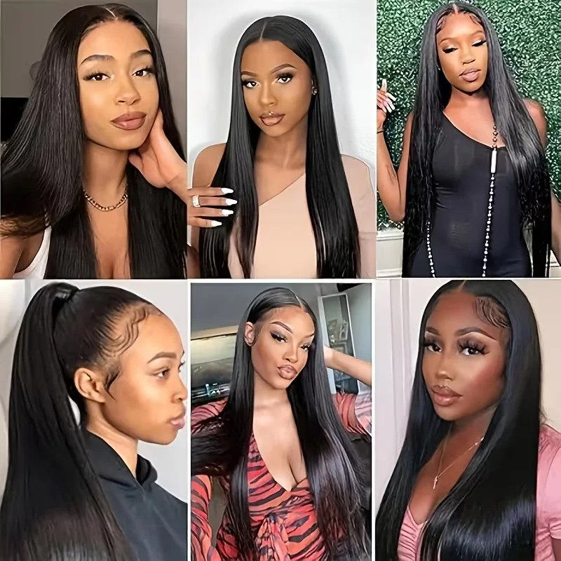 13x6 Straight Lace Frontal, 100 % Echthaar, frei geschnittener Verschluss, vorgezupftes Remy-Haar für Frauen, natürliche Farbe, Lieferung in 2-5 Tagen – Detail 6