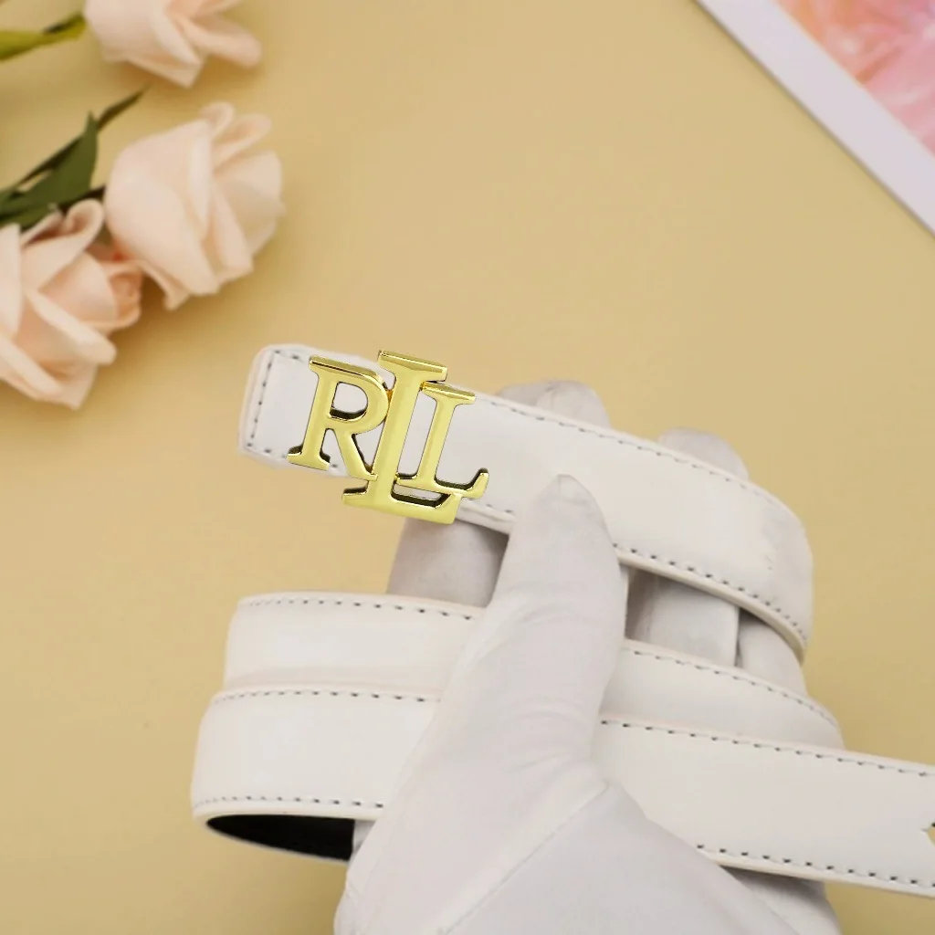 Cinturón de moda informal de alta gama versión coreana cinturón con hebilla dorada universal para hombres y mujeres hebilla de corredor de tendencia de comercio exterior retro