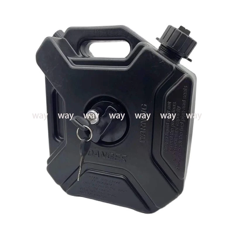 Klem Kunci Diperbarui dengan Kunci untuk 3L 5L Dudukan Tangki Minyak Bahan Bakar Kunci Braket Pengikat Baru Pemegang Kaleng Bensin untuk Sepeda Motor