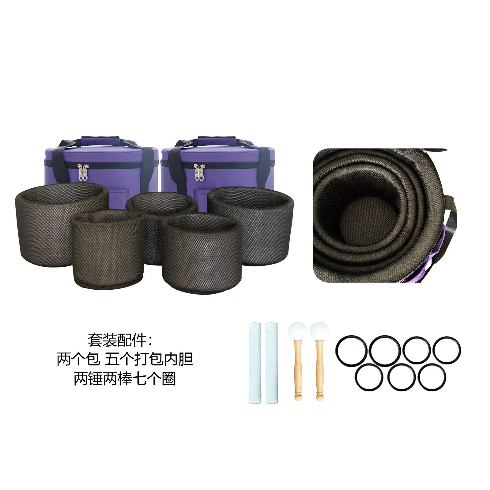 رائجة البيع ، وعاء كريستال OM بريق مسحوق اليوغا التأمل بوذا وعاء الصوت الكوارتز وعاء أغنية بوذا الصوت الغناء