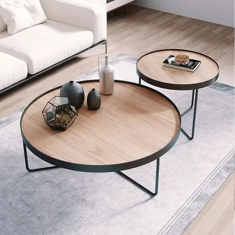 Modern Luxury Coffee Tables Nordic Aesthetic Minimalist Round Coffee Table Unique Glam Tavolino Da Salotto Living Room Furniture image 5