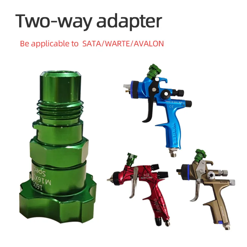 Pistola de Pulverizador Sata Warte e Avalon Pistola de Pintura no Pote Adaptador Fio para Ppg ou 3m Descartável Lavagem Livre Pistola Pote