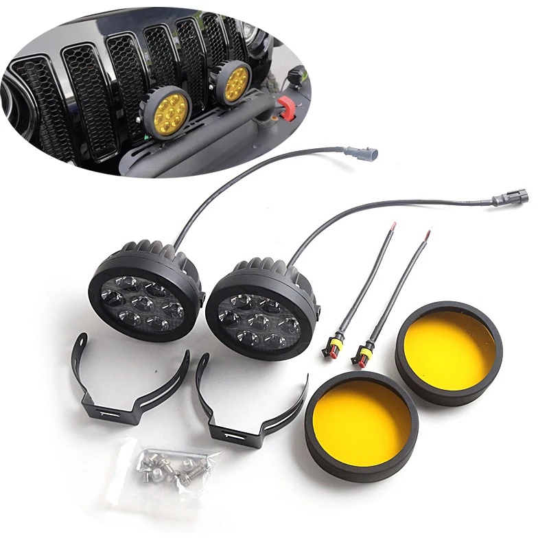 

4.5inch LED Light Bar/Work Light Spotlight Off Road 4x4 Driving Lamp For Jeep Truck SUV 4WD Boat ATV Tractor Headlights 12V 24V