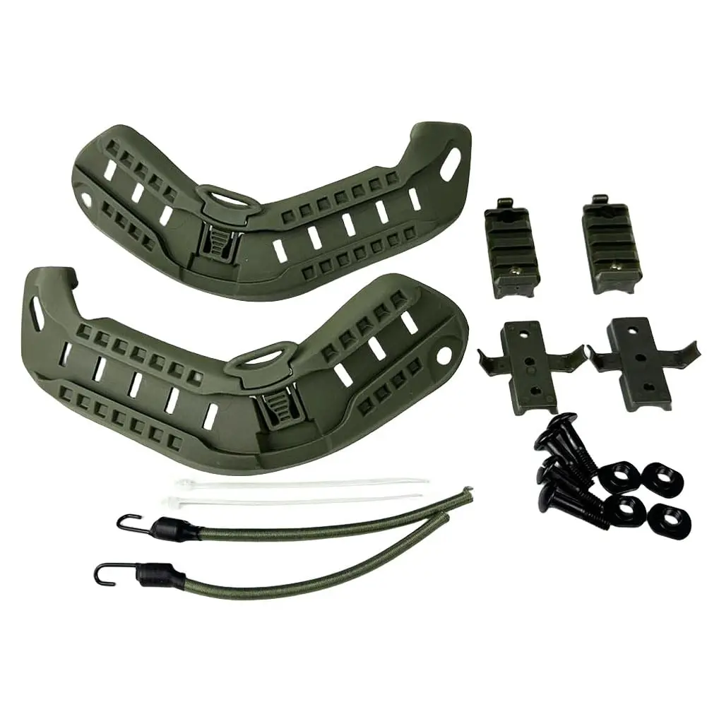 Airsoft Paintball Helmet Side Rail Set,Guide Accessories for ARC MICH Helmet,Tactical Helmet Rail for Helmet Accessories Install