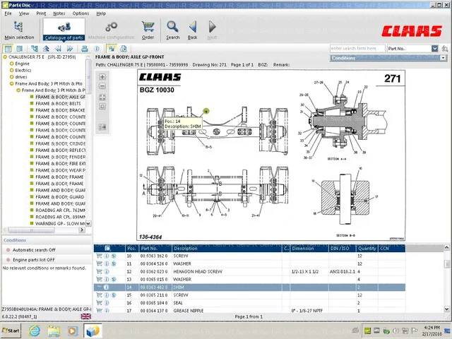 Webtic Offline 2022 Reparatiehandleidingen, Bedrading En Hydraulische Diagrammen, Enz. 2022 Voor Claas + Onderdelen Doc 2.2-Agrarische 2022