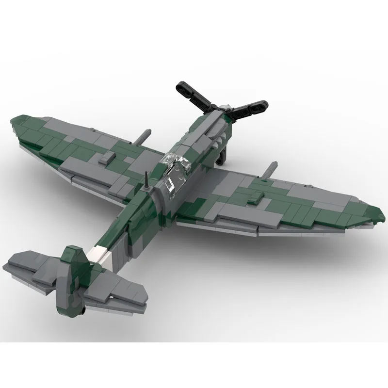 City MOC-254009 New Aviation 1:35 Space Fighter Battleship Building Block Model 559 Parts New Year Creative Christmas Toy Gift