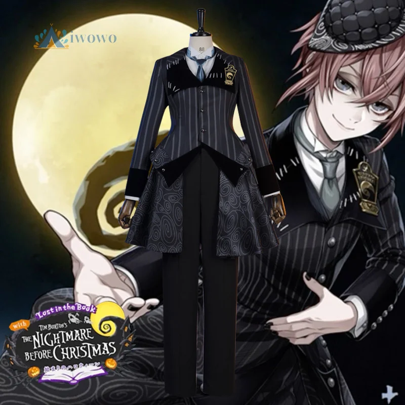 

Аниме Twisted Wonderland, костюмы загадки для косплея, черный нарядный костюм, карнавальная праздничная одежда, костюм для ролевых игр на Хэллоуин