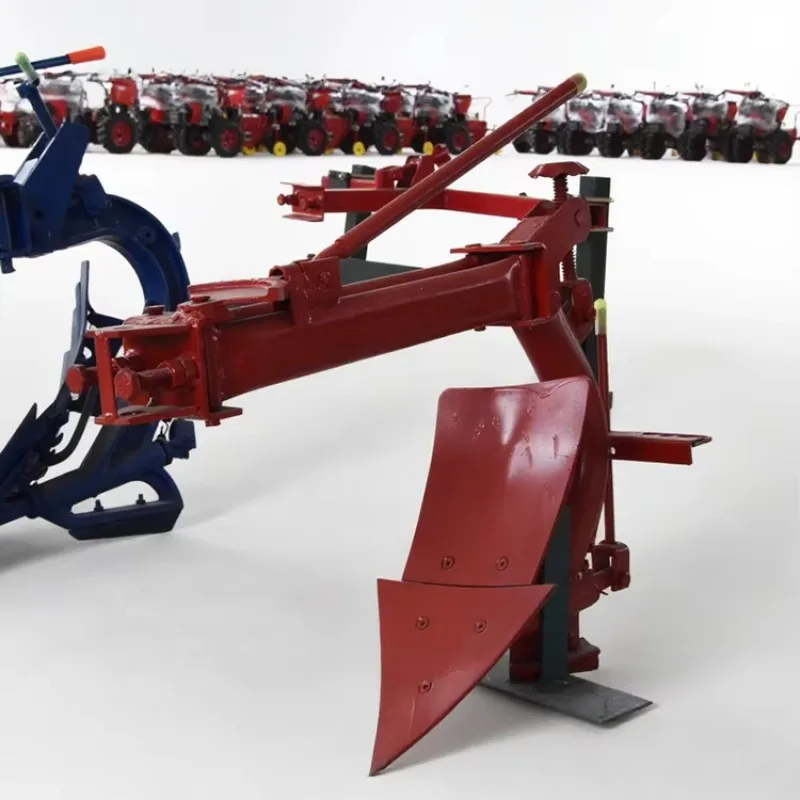 Tractor agrícola de arado totalmente de acero para caminar mecánico y arado de colchas, cultivador manual