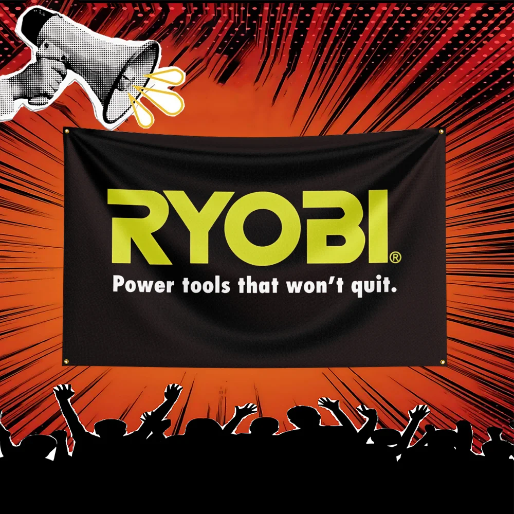 Ryobi Alet Bayrağı 3x5 FT Poly - Workshop Tools Hanging incelemesi ve fiyatı