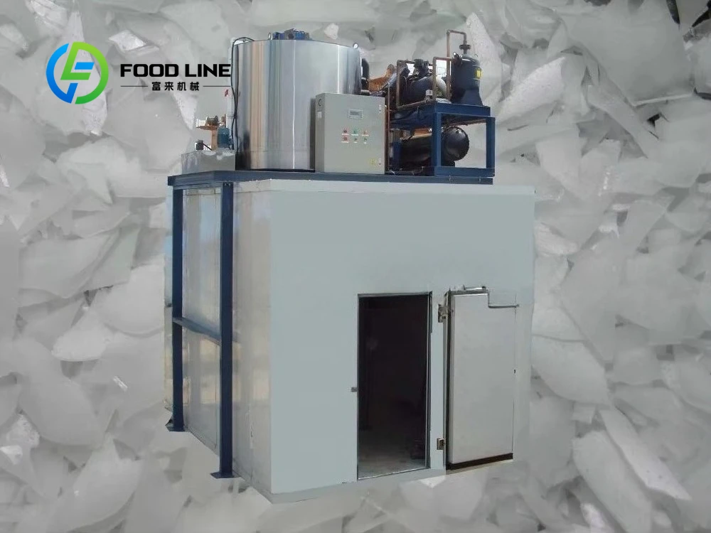 5 Tons Effciency and Dry Flake Ice Making Machine for Middle Africa