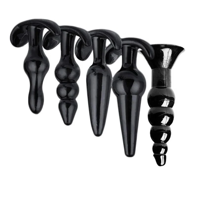 SC14/5/7/8Pcs/Set Silicone Butt Plug Dildo Masturbation Anal Plug Vaginal Plug Sex Toys Combination Anal Bead Dilator Toys for G