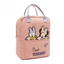 Disney New Minnie Cartoon Printed Lightweight Children's Backpack, Fashionable and Cute Primary School Student Backpack