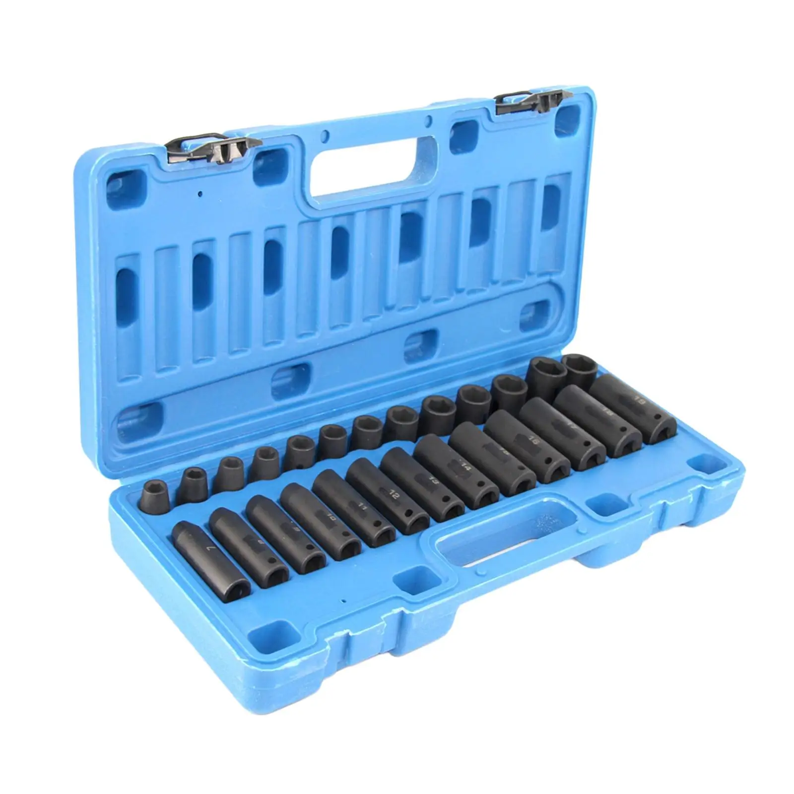26Pcs 3/8inch Drive Impact Socket Set Metric Hand Tool Mechanics Engineers