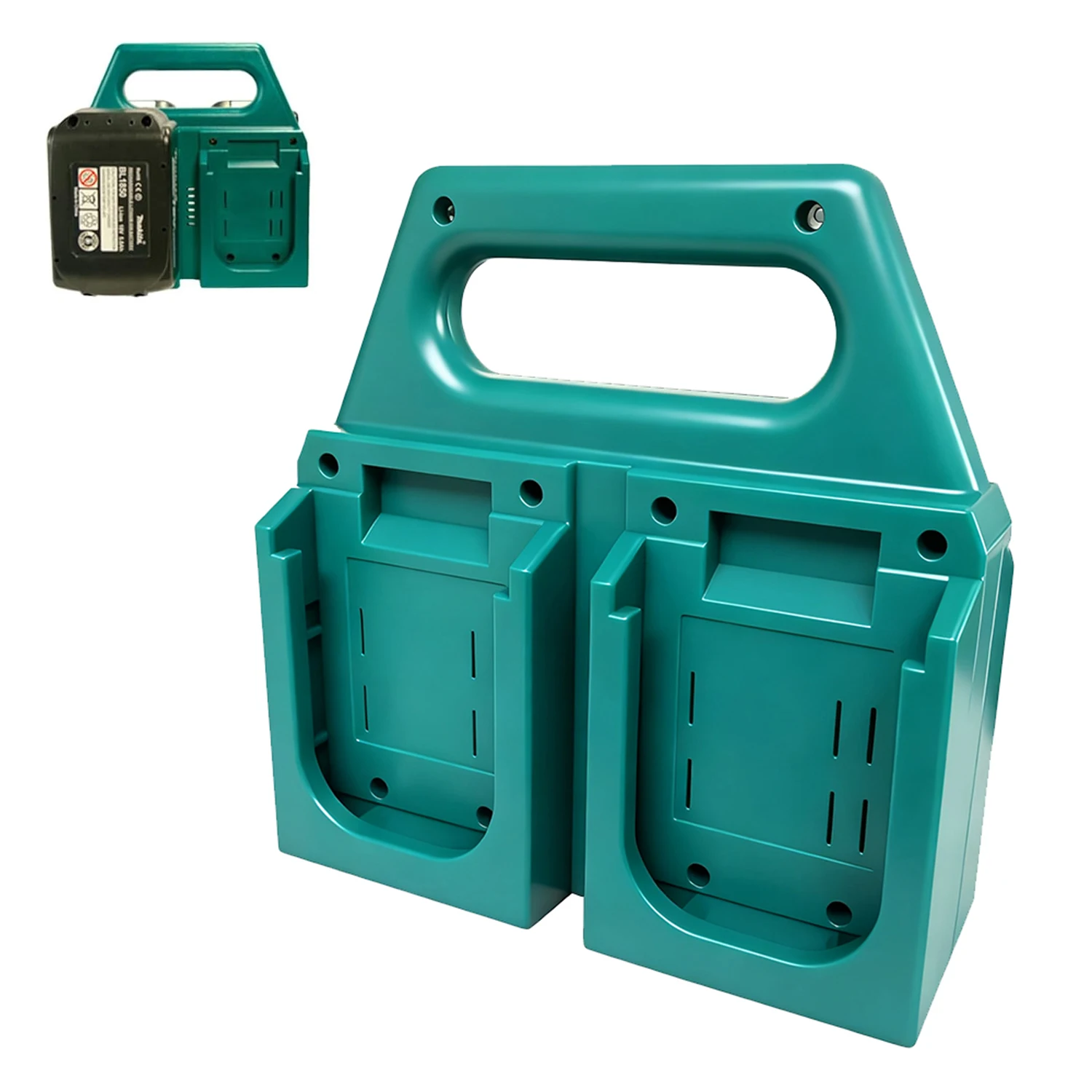 

Fixing Devices Battery Storage Rack 3D Printing Strong Battery Portable Stand 4 Slots/6 Slots Drop-resistant for Makita 18V