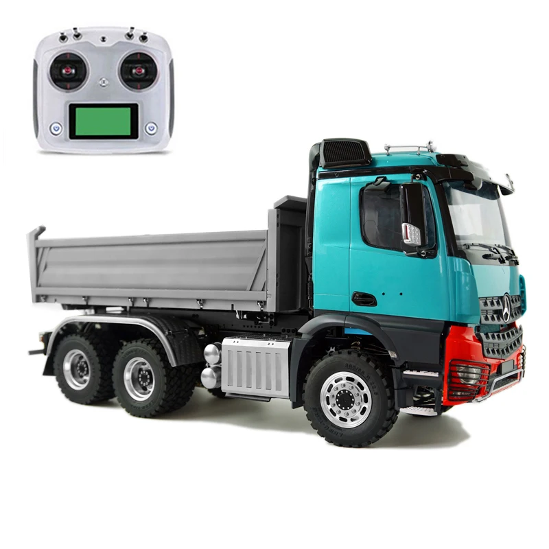 1/14 6X6 RC Hydraulic Three-way Dump Truck Model 3348 Full Drive High Torque Dump Truck Model Toy