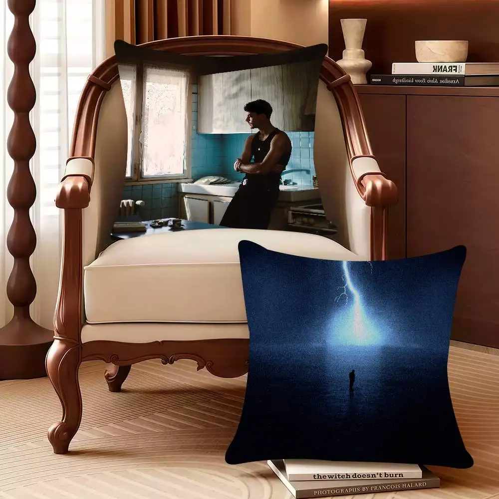 

Rapper B-Bekar Alba Pillow Case Decor Protective Covers Comfortable soft for Sofa Living Room Home office