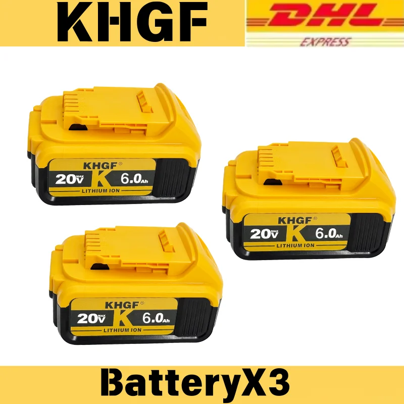 

Original For DEWALT battery 20V 6Ah rechargeable lithium-ion battery，DCB205 DCB201 DCB203 Power Tool battery. DEWALT 20V battery
