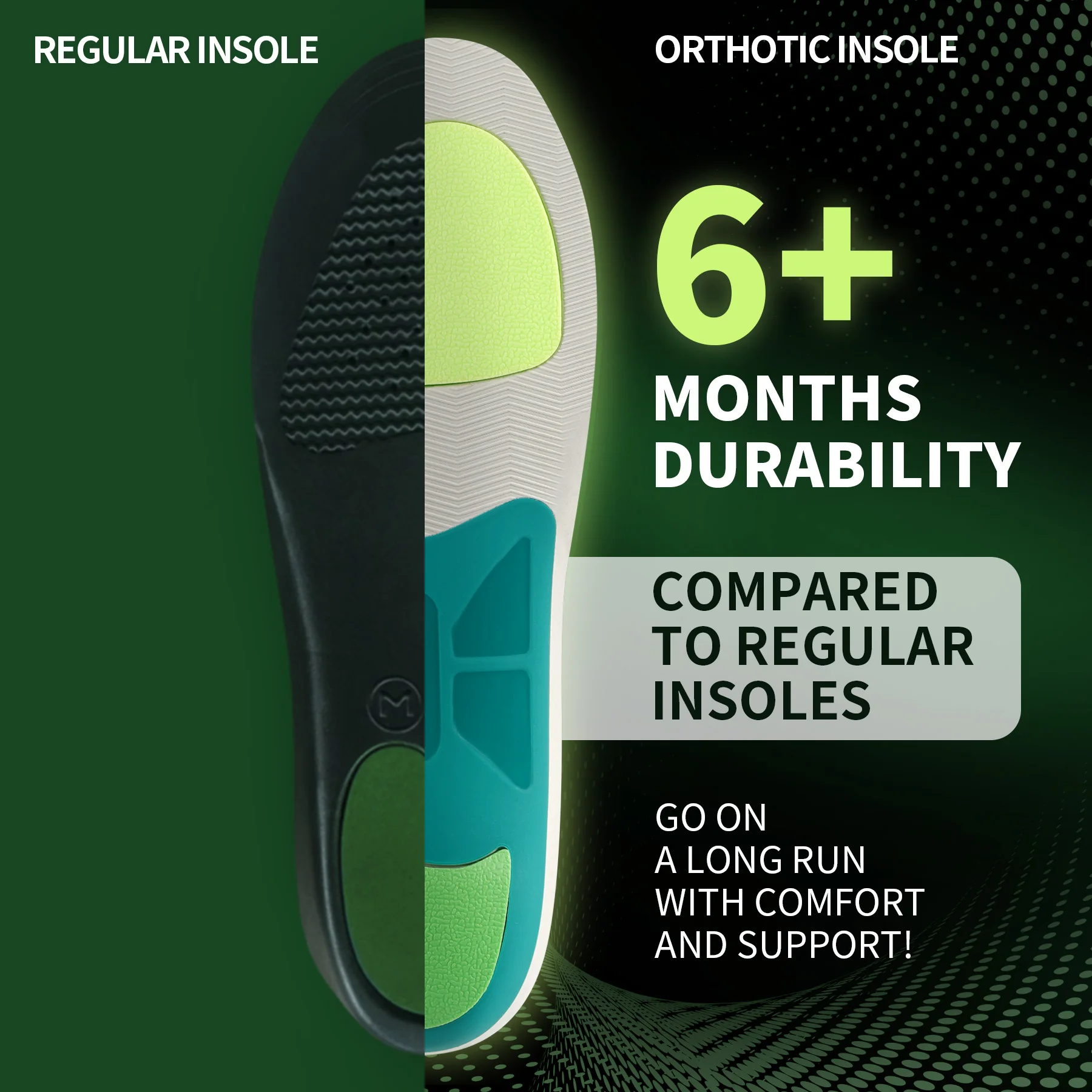 Orthopädische Sport-Einlegesohle für Plantarfasziitis, für Männer und Frauen, Sneaker, Plattfüße, hohe Fußgewölbestütze, orthopädische Einlagen, Plantillas-Einlegesohle – Detail 6