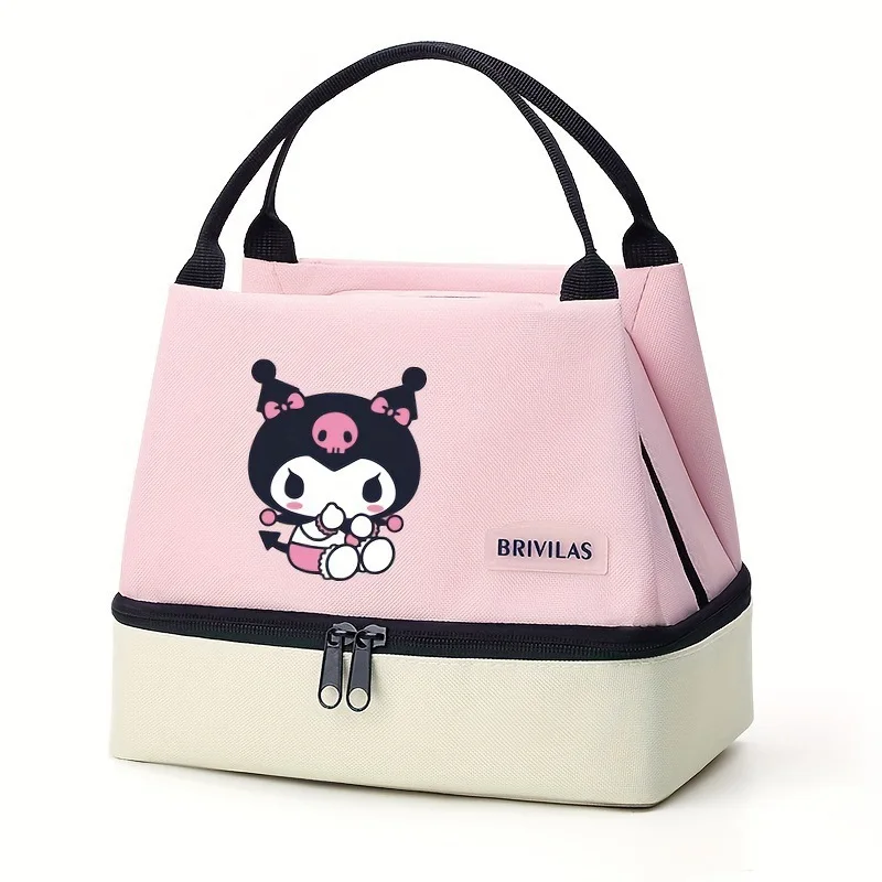 Novo para kt saco de almoço isolado com pacote para refeições frescas em movimento saco de piquenique portátil para uso ao ar livre presente de natal