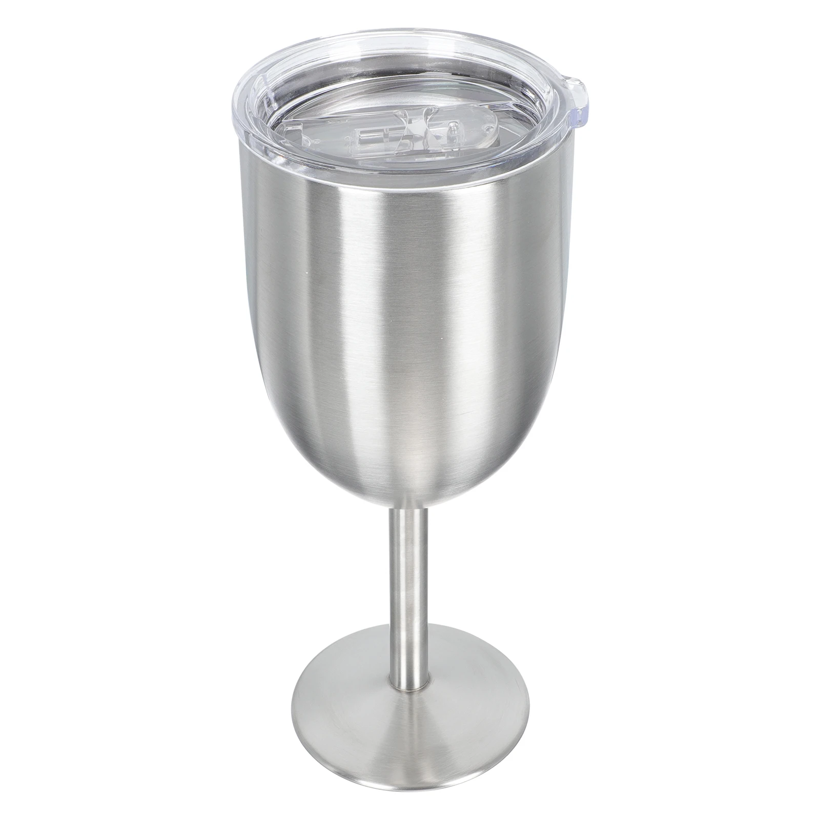 

1pcs Delicate Wine Glass Exquisite Stainless Steel Goblet Household Water Cup Party Restaurant Hotel Gift Kitchen Barware