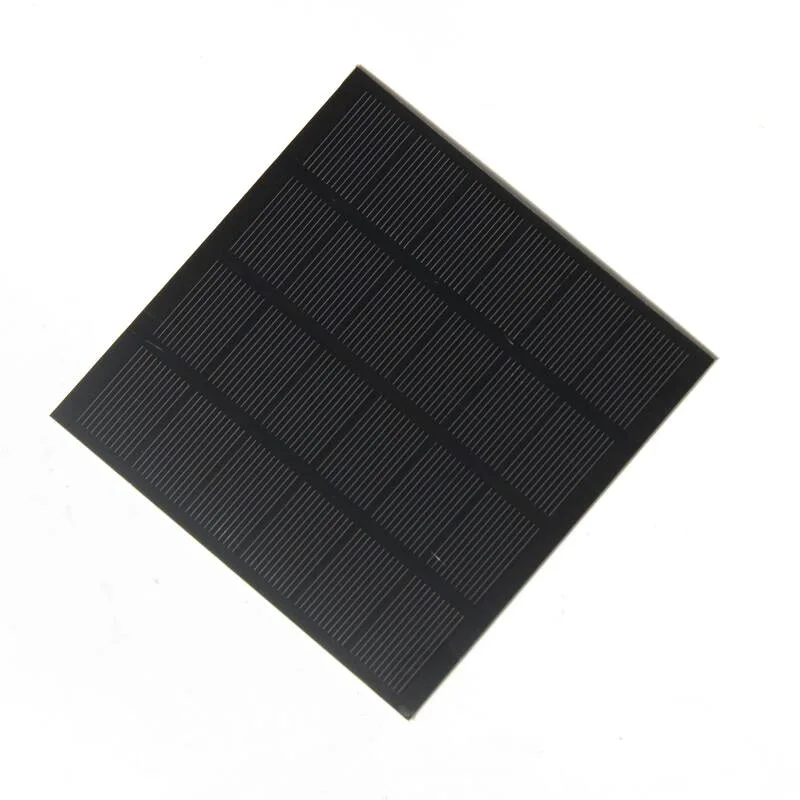 

Wholesale! 2W 6V Solar Cell Monocrystaline Solar Panel Solar Module DIY Solar Charger 115*115*2mm 20pcs/lot Free Shipping