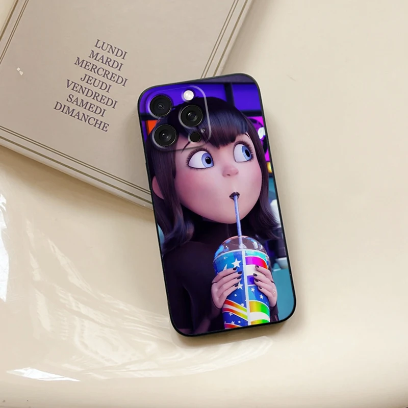 Hotel Transylvania Disney Film For iPhone 15 14 13 12 11 XS XR X 8 7 SE Pro Max Plus Mini Black Back Phone Case