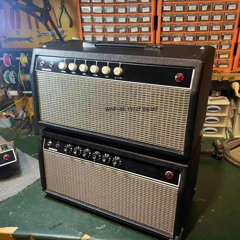 Custom 2025 Princeton Reverb Amplifier Guitar Head with Eyeboard Turret Construction 12AX7 *3, 12AT7, 6V6GT *2