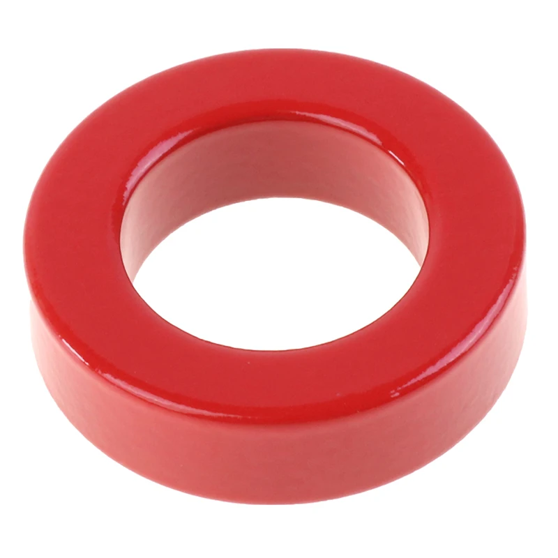 T200-2 Frequency Of Carbonyl iron Powder Core Magnetic iron Core Magnetic Ferrite Ring Red Gray 51x32x14mm