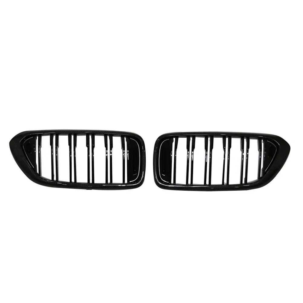 

Auto Two Fin Grille Front Bumper Grill For BMW 6 Series GT G32 640i 630i 2018 ABS/ bon Fiber