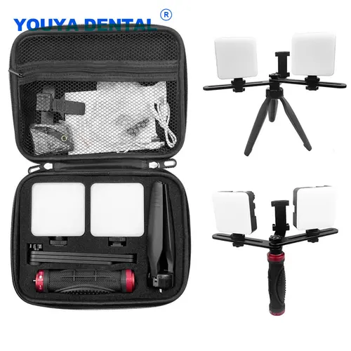 Luz LED Dental para fotografía móvil, linterna de vídeo y fotografía Intraoral con Bluetooth, iluminación para tratamiento de dentista, equipo de lámpara