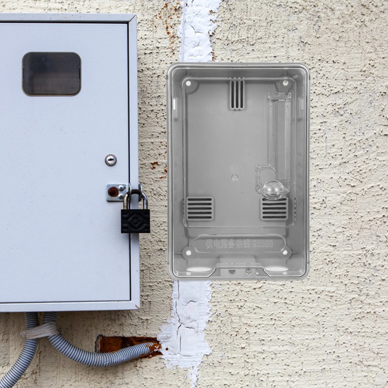 

Plastic Distribution With Transparent Window Durable Power Protection Electrical Panel Cover For Indoor Outdoor Use