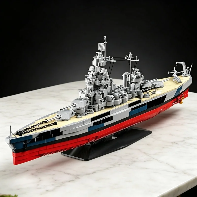 

2326Pcs Moc Assembly Model Battleship Building Block Toys Boys and Kidsren Gifts Adult Birthday Gifts