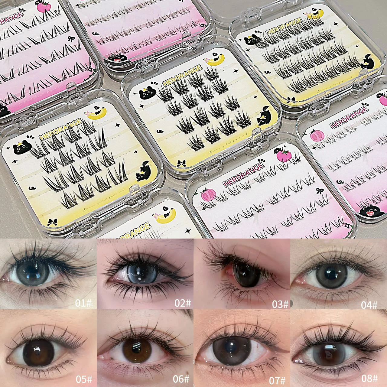 Новые портативные накладные ресницы без клея, натуральные одинарные самоклеящиеся, не требующие удаления, многоразовые, сегментированные, для наращивания ресниц своими руками Новые портативные накладные ресницы без клея, натуральные одинарные самоклеящиеся, не требующие удаления, многоразовые, сегментированные, для наращивания ресниц своими руками