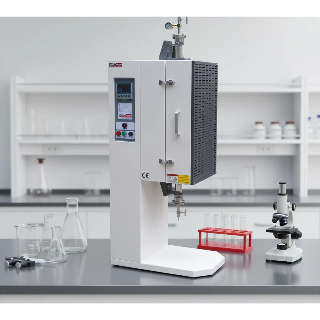 

High Temperature 1400C Lab Vacuum Atmosphere Tube Furnace Vertical Tube Furnace Manufacture Fast Heating Tube Furnace