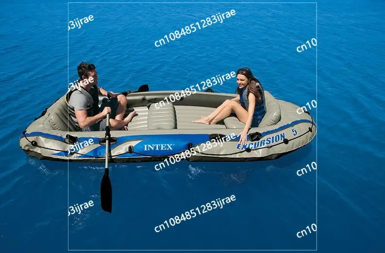 Imagem -04 - Intex-inflável Pvc Canoa Boat 34 Pessoas Caiaque Float