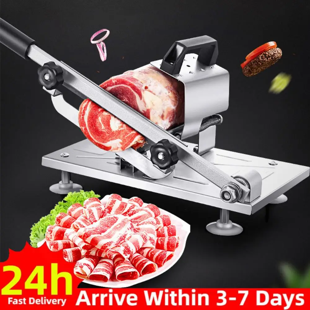 

Нож для нарезки говядины и баранины, из нержавеющей стали, для мяса, фруктов и овощей, бытовая кухонная машина для нарезки, кухонные принадлежности