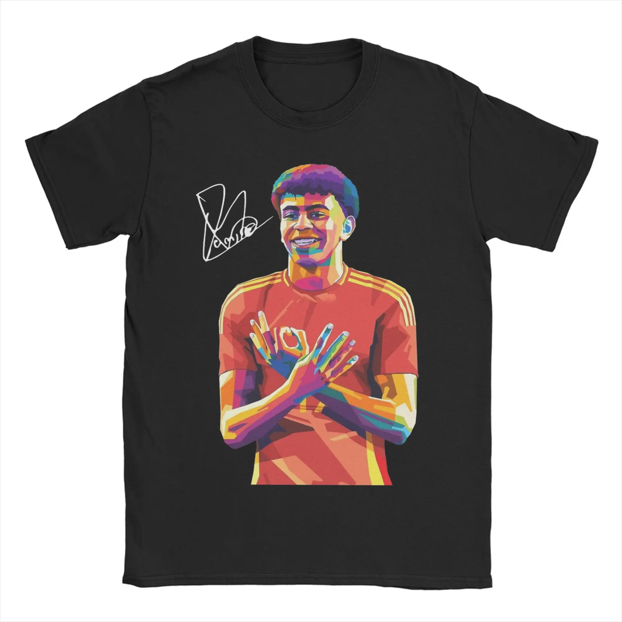 

Men Women's Lamine Y-Yamal T Shirt Football Soccer Cotton Clothing Funny Short Sleeve Crewneck Tees Birthday Gift T-Shirts