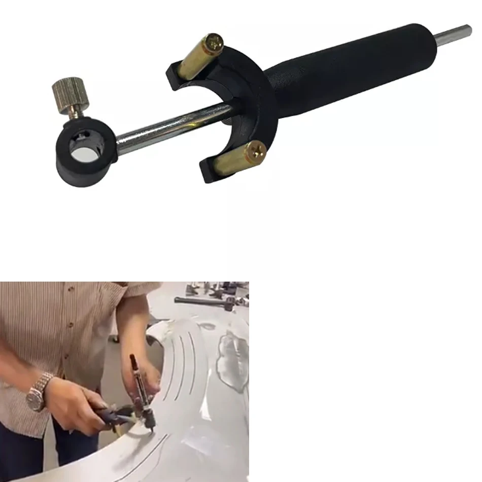 Back Line Drawing Ruler Marking Gauge Automatic Line Scriber Car Dent Repair Dual-purpose Straight Arc Linear Scriber 6 Back Line Drawing Ruler Marking Gauge Automatic Line Scriber Car Dent Repair Dual-purpose Straight Arc Linear Scriber 6