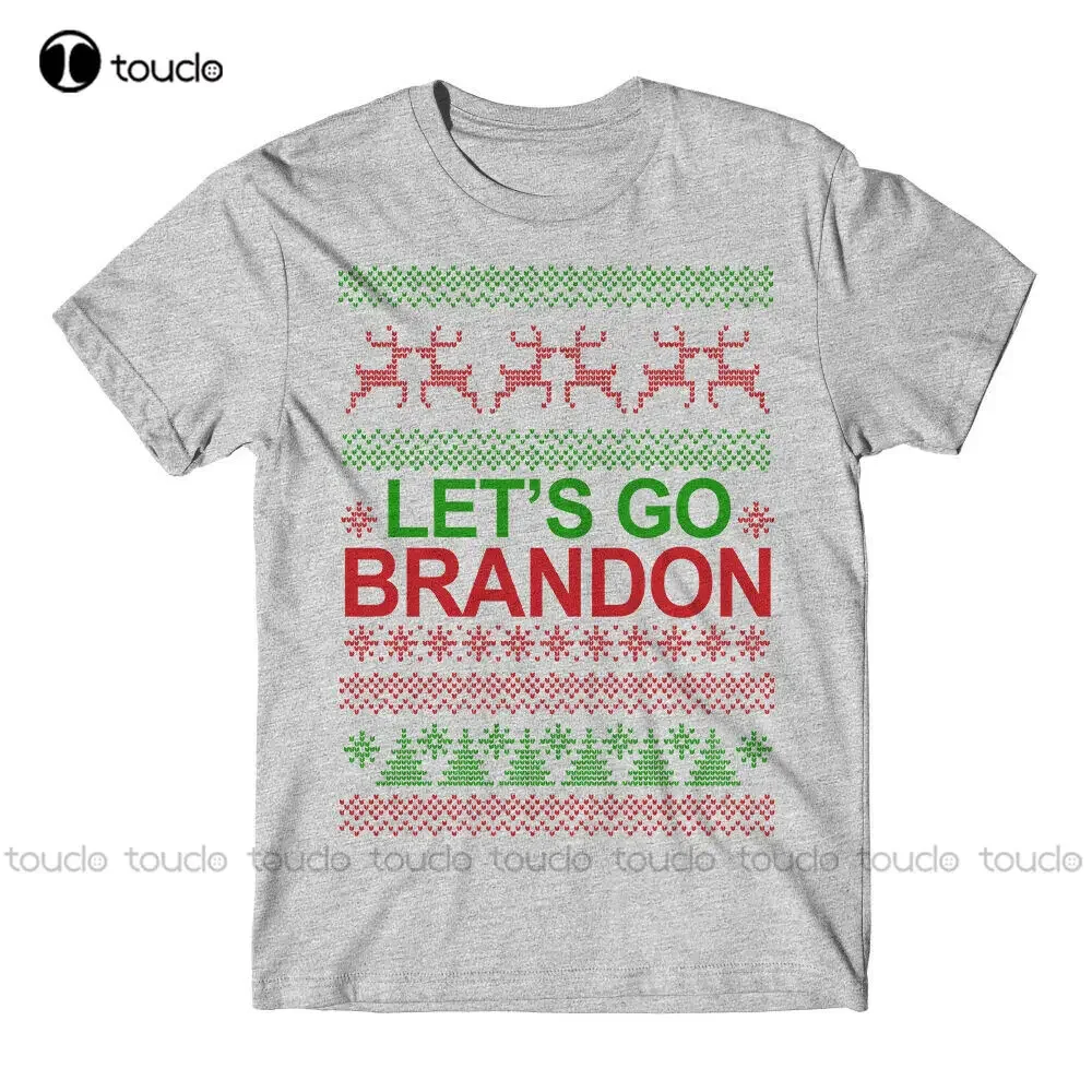 Unisex Let'S Go Brandon Xmas Ugly Sweater T Shirt Tee Y210 Joe Biden Chant Trump T Shirt Dress Custom Aldult Teen Unisex Xs-5Xl